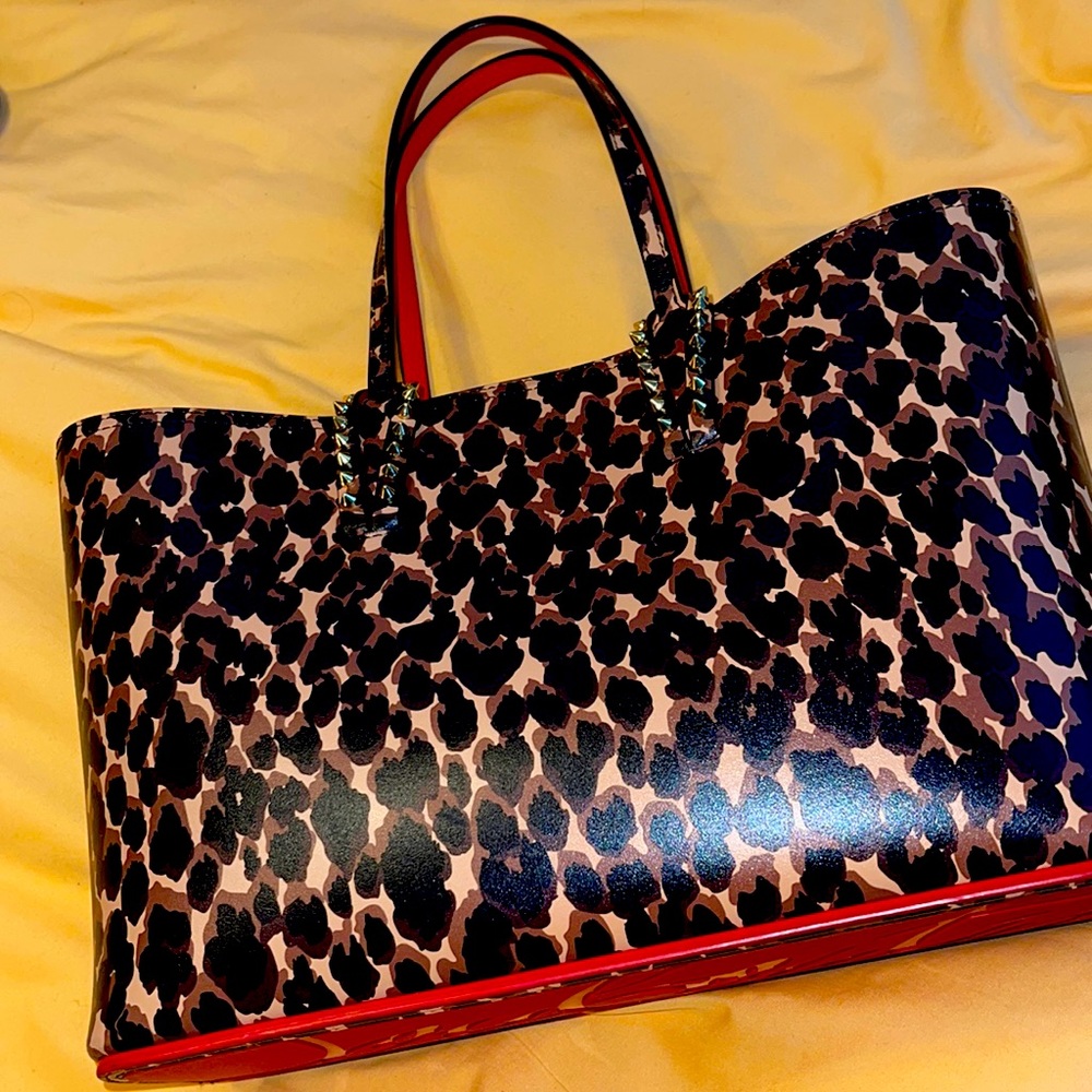 Christian Louboutin Cabata tote leopard print